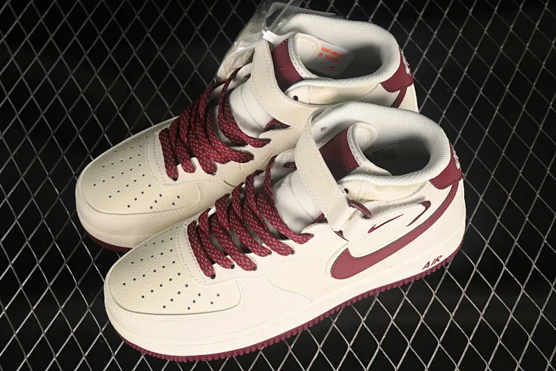All categories Nk Air Force 1 Air Force series Nk Air Force 1 Mid Air Force mid-top Nk Air Force 1'07 Mid beige red hook Starry Air Force One mid-top casual sneakers SH0235-533